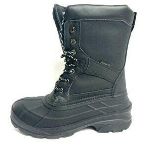Kamik Men's Nation Pro Snow Boots Black, Size 9 M